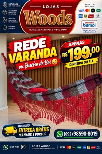 Rede Varanda R$ 199,00