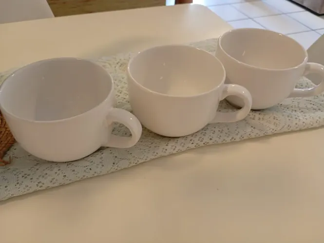 Tigelas xícaras grandes