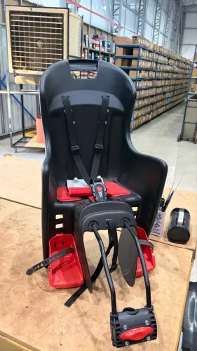 Cadeirinha de bicicleta traseira Polisport