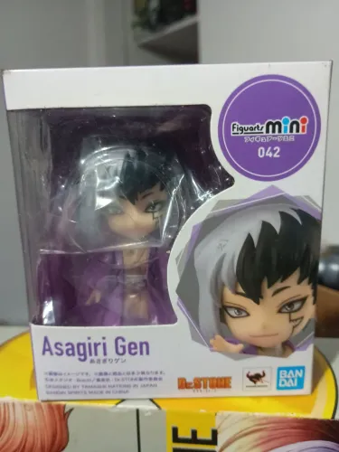 Dr Stone asagiri gen figuarts mini Bandai boneco figura original 
