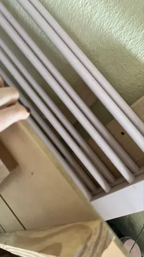Berço para bebê rosé 