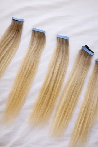 2 kits de mega hair extensão de cabelo mermaid