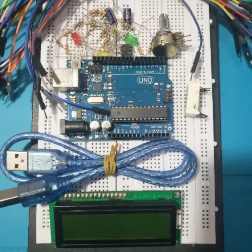 Kit completo para estudante placa Arduino uno / Protoboard e compenentes