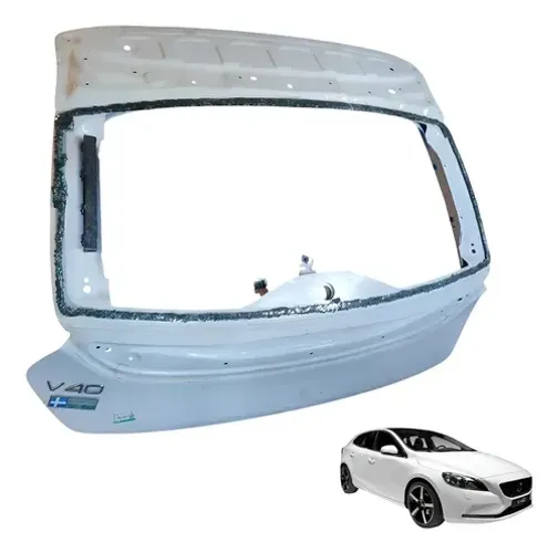 Tampa Traseira Porta Malas Volvo V40 2013 A 2018 Branco