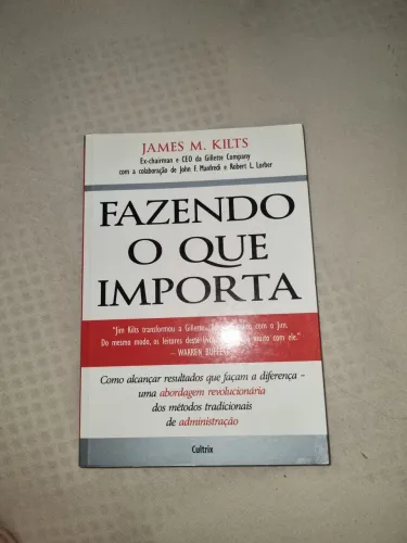 Livro "Fazendo o que importa"