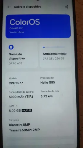 OPPO A58 5G 256G