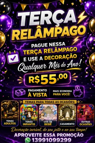 Decoração pegue e monte 