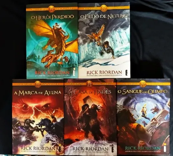 Kit 5 livros - Percy Jackson e os Herois do Olimpo - Rick Riordan