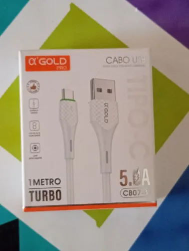Cabo turbo tipo C + Entrega grátis 