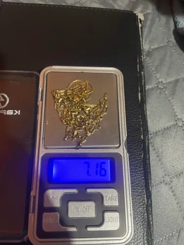 Cordão com pingente ouro 
