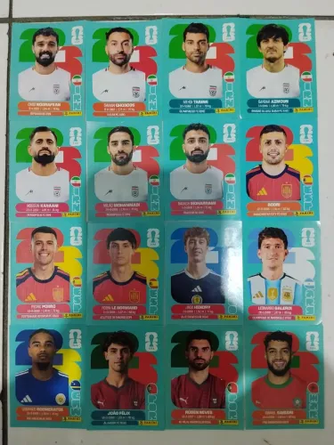 Figurinhas da copa 2026 oficial! 51 figurinhas 