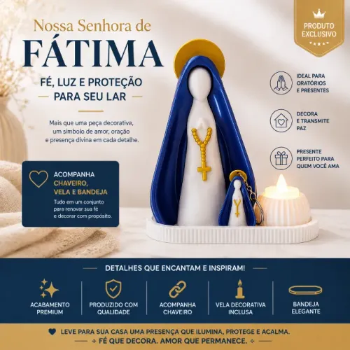 Nossa Senhora de Fátima - Minimalista