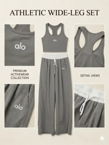 Calça wide leg ALÔ