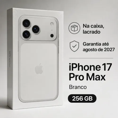 IPHONE 17 PRO MAX LACRADO NA CAIXA