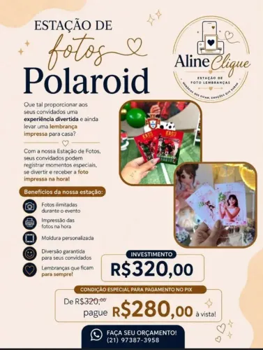 ESTAÇÃO FOTOS PARA EVENTOS!!!