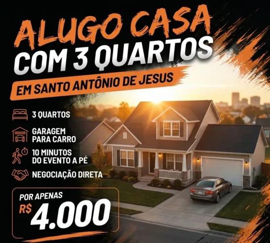 Aluga-se casa/São João de SAJ