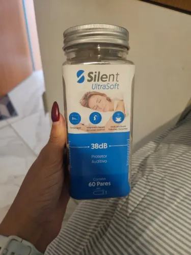 Pote de protetores de ouvido silent