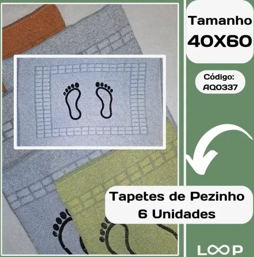 6 unidades Tapete de Banheiro 