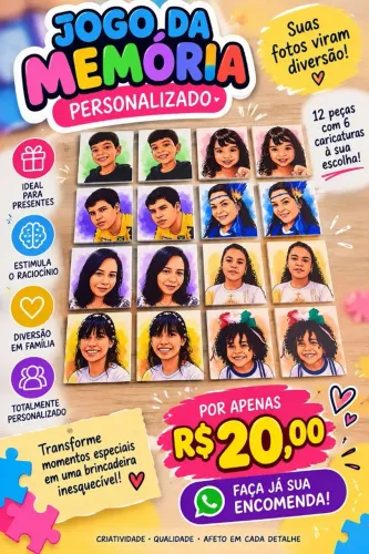 Jogo da memória divertido