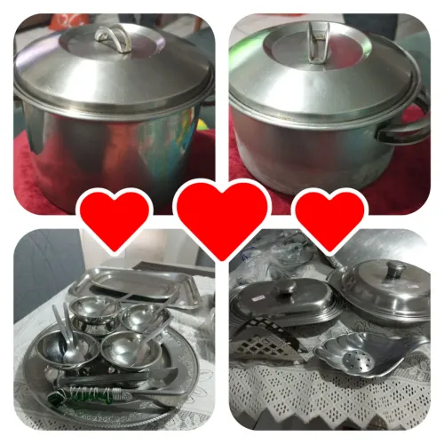 Vendo por motivo de viagem vários utensílios de casa em inox originais