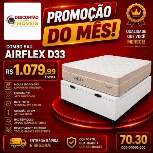 Combo Baú Airflex