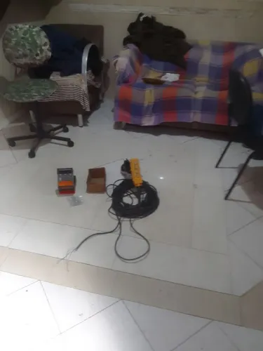 Extensão c comando p guincho 30m  chave seccionadoraNh  nova