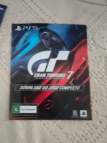 Jogo Gran turismo 7 PS5 (código) lacrado.