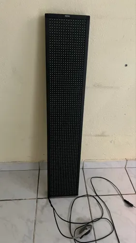 Painel de LED Outdoor 96x16 cm - Letreiro Eletrônico para Fachada
