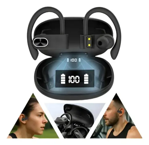Fone Esportivo Sem Fio A Prova De Agua Bluetooth 5.3 Treino