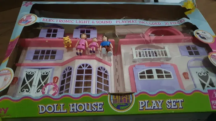 Casa de Bonecas Boley Play Set com luz e som<br>