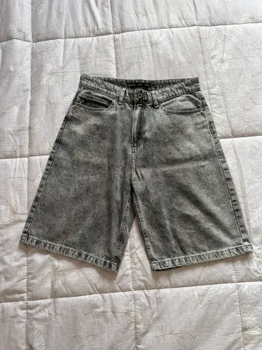 Bermuda Jorts Baggy Cinza
