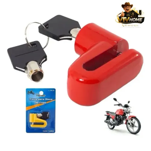 Trava Disco Para Moto + Entraga Grátis