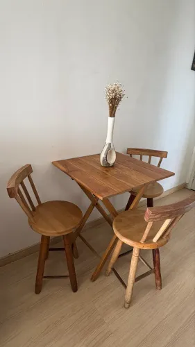 Mesa de madeira Tramontina