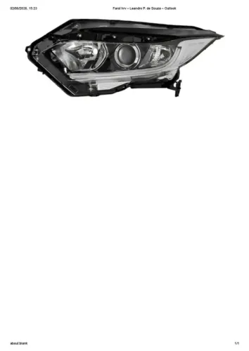 FAROL DIANTEIRO (LADO ESQUERDO) LED ORIGINAL HONDA HRV 2018 2019 2020 2021