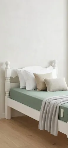 Cama de Solteiro em Madeira de Lei