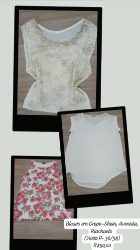 10 Blusas femininas Renner, Riachuelo, Shein