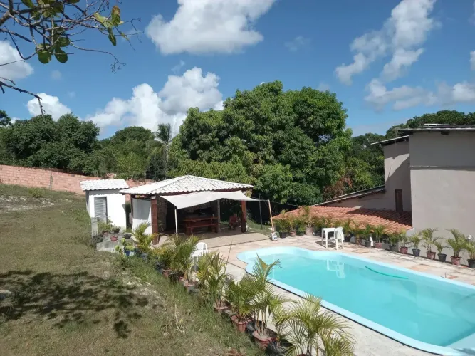 Casa estilo pousada com 37.000m² , 5/4 em Amado Bahia - Mata de São João - BA