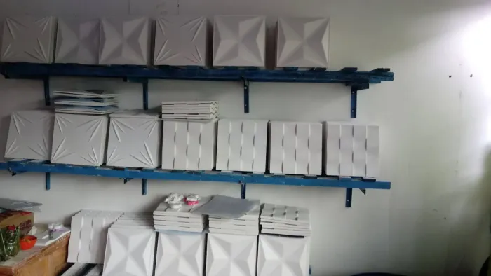 Placas de gesso 3D para paredes 