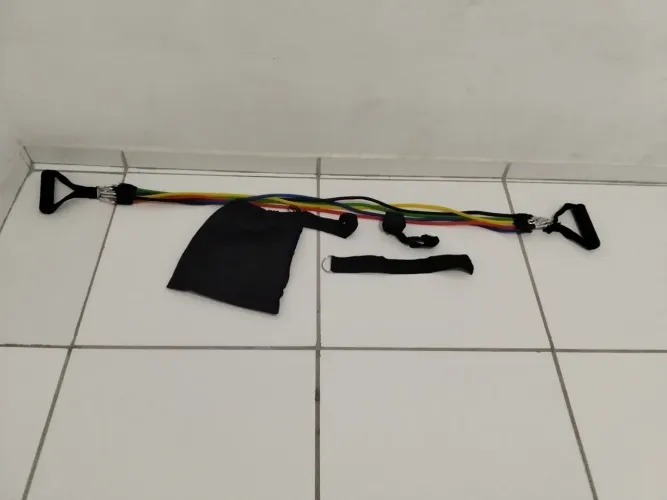 Elástico para treino de musculação