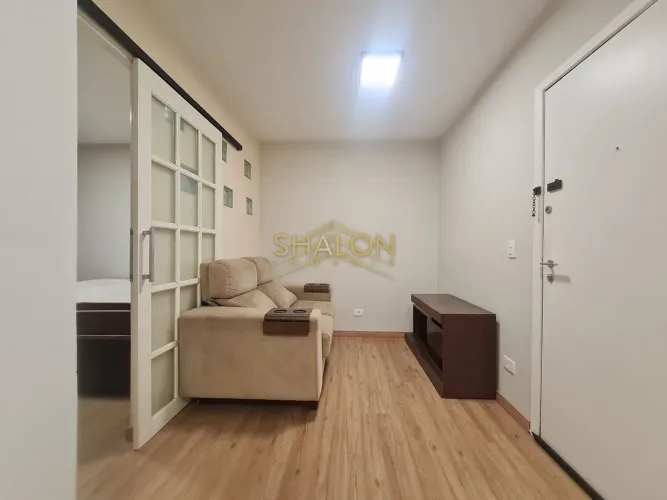 APARTAMENTO 1 QUARTO, MOBILIADO, FACE OESTE, ANDAR ALTO, AO LADO DO FORUM CIVEL, SHOPPING 