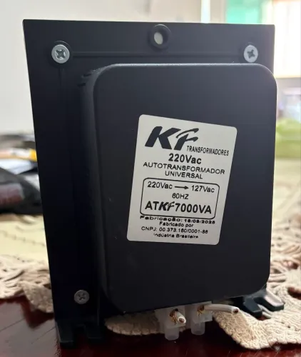 Transformador 7000VA. 220Vac -> 127Vac. Novo.