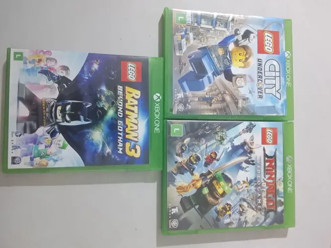Lego city, lego Batman 3 e lego ninjago o filme