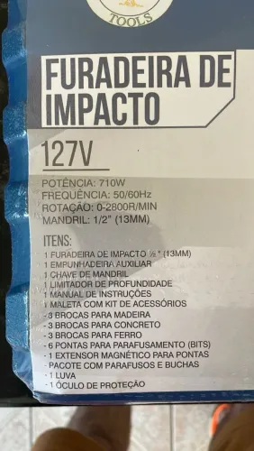 Vende-se furadeira de impacto