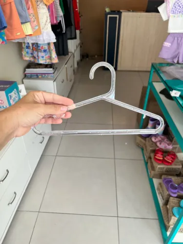 Cabides acrílico infantil, adulto e corpinho