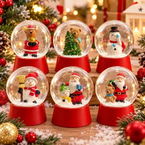 Shopee Achadinhos Globo de Neve de Natal Decoração Natalina Charmosa