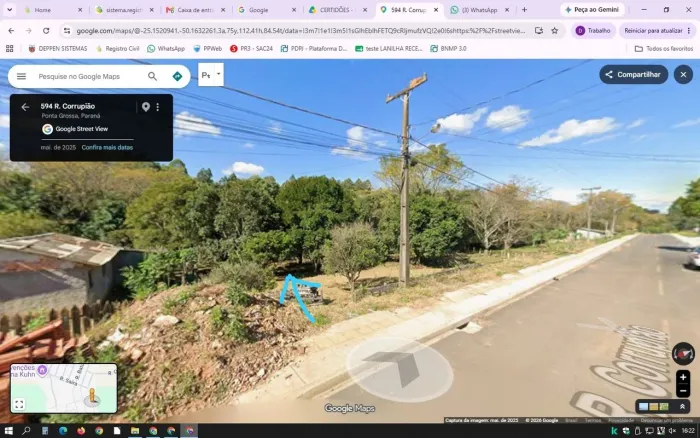 Terreno 2000m² colônia Dona luiza