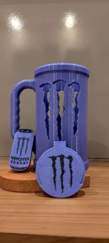 Copo Monster - Kit Copo Monster com chaveiro abridor ?