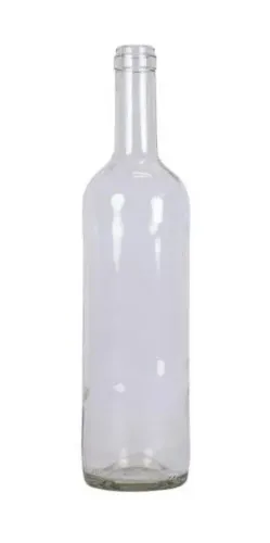 Garrafas vidro 750ml com rolha, NOVAS