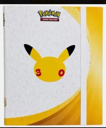 Pasta Fichário 30 anos Pokémon .