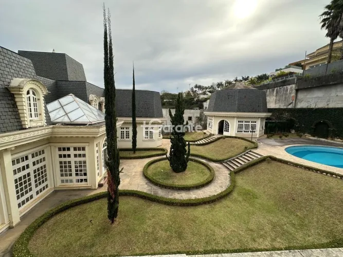 Casa Tamboré 3 Alphaville com 5 suítes para venda ou aluguel - Mansão